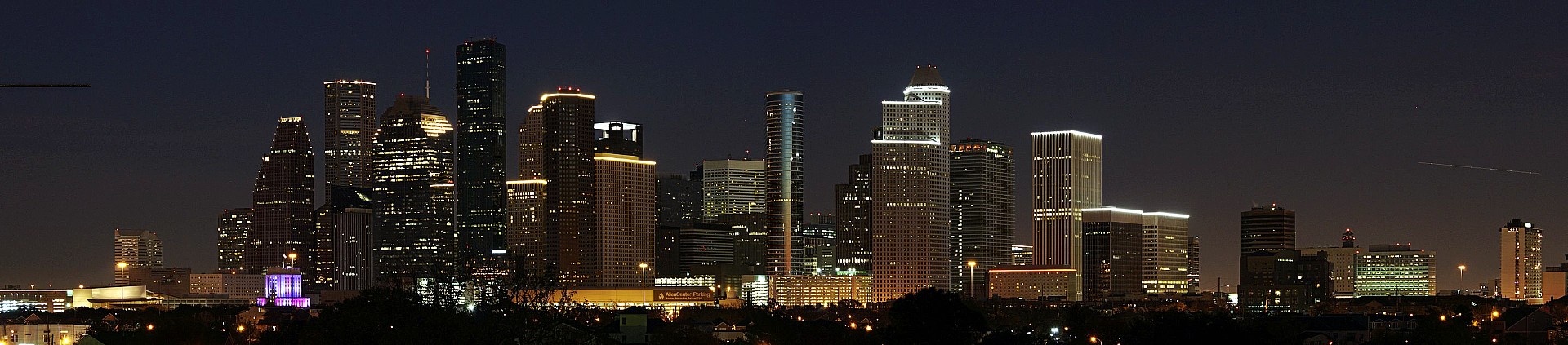 Houston skyline representing Renova's Greater Houston service area